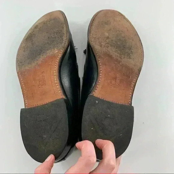 Allen Edmonds Grayson mean loafers size 9.5 black shell cordovan leather - Picture 8 of 16